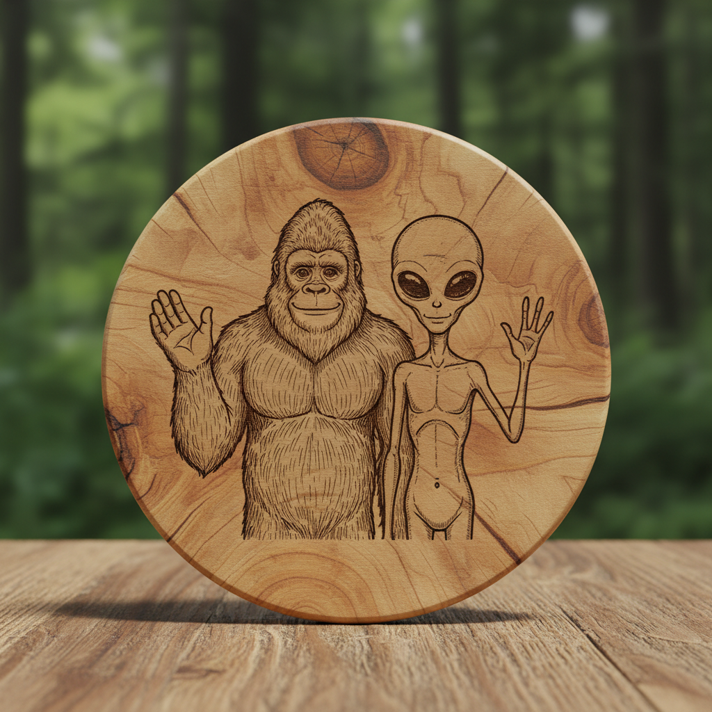 Coasters - Slate & Natural Pine