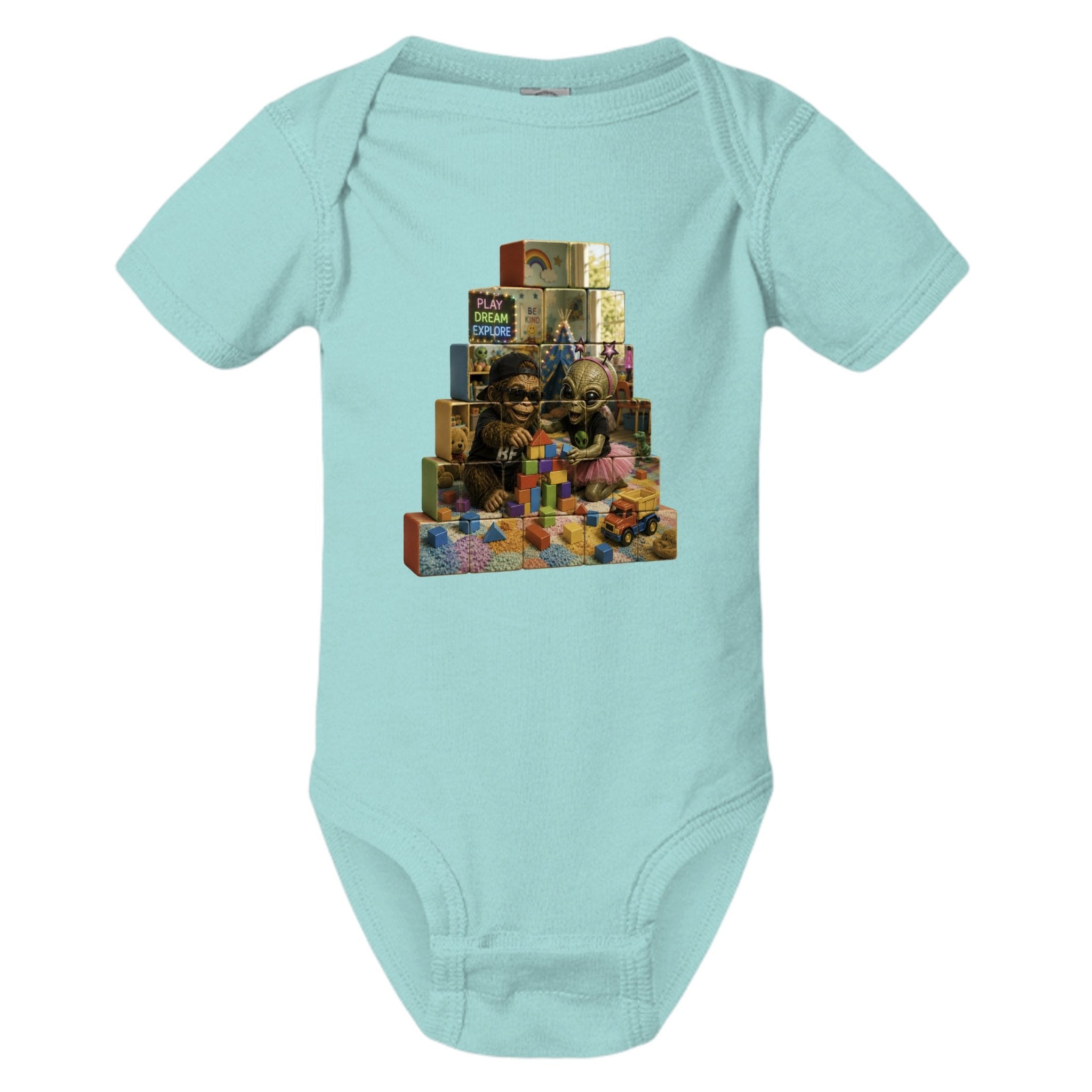 Baby Blocks Daycare - Cute Nursery Adventure Outfit - BF Wear