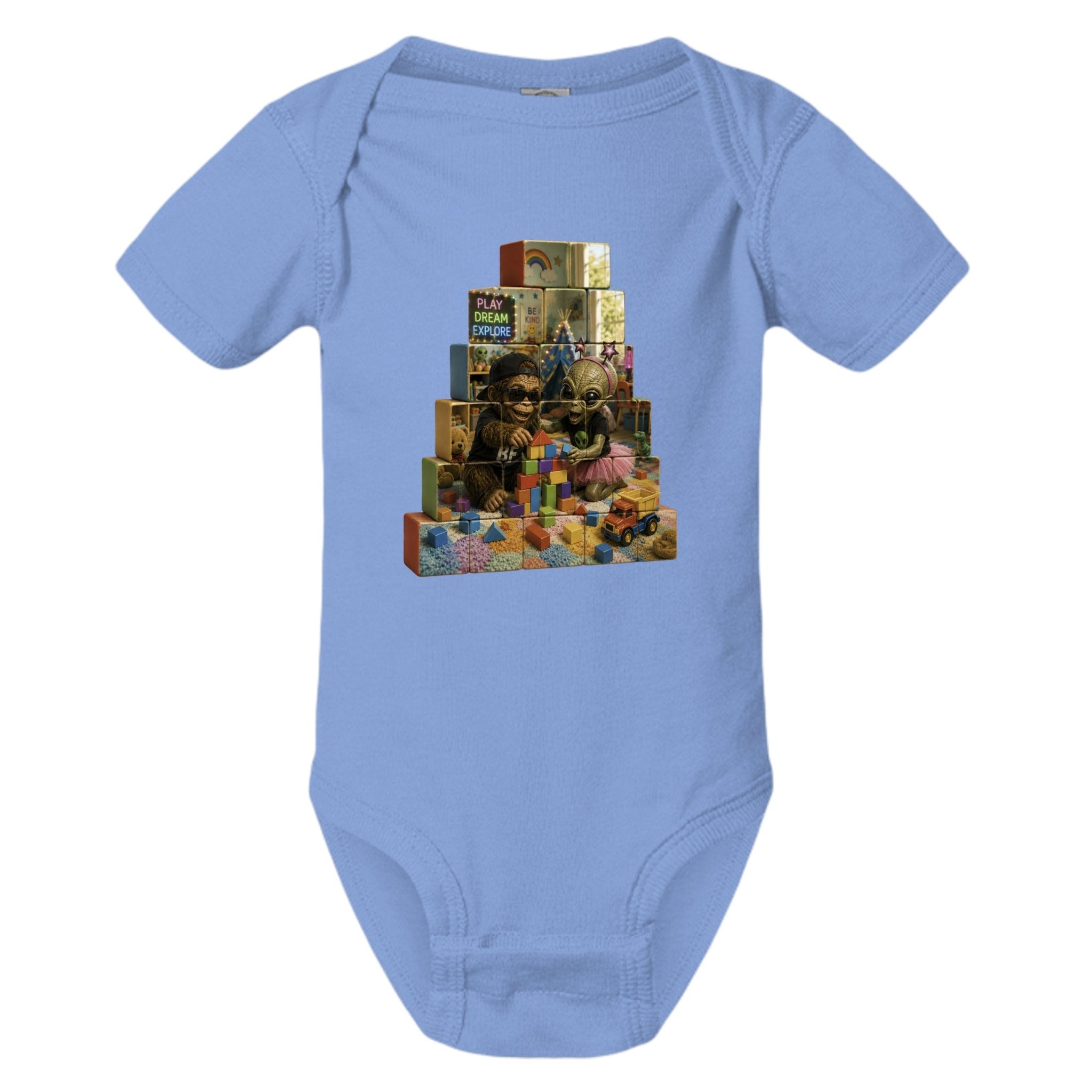 Baby Blocks Daycare - Cute Nursery Adventure Outfit - BF Wear