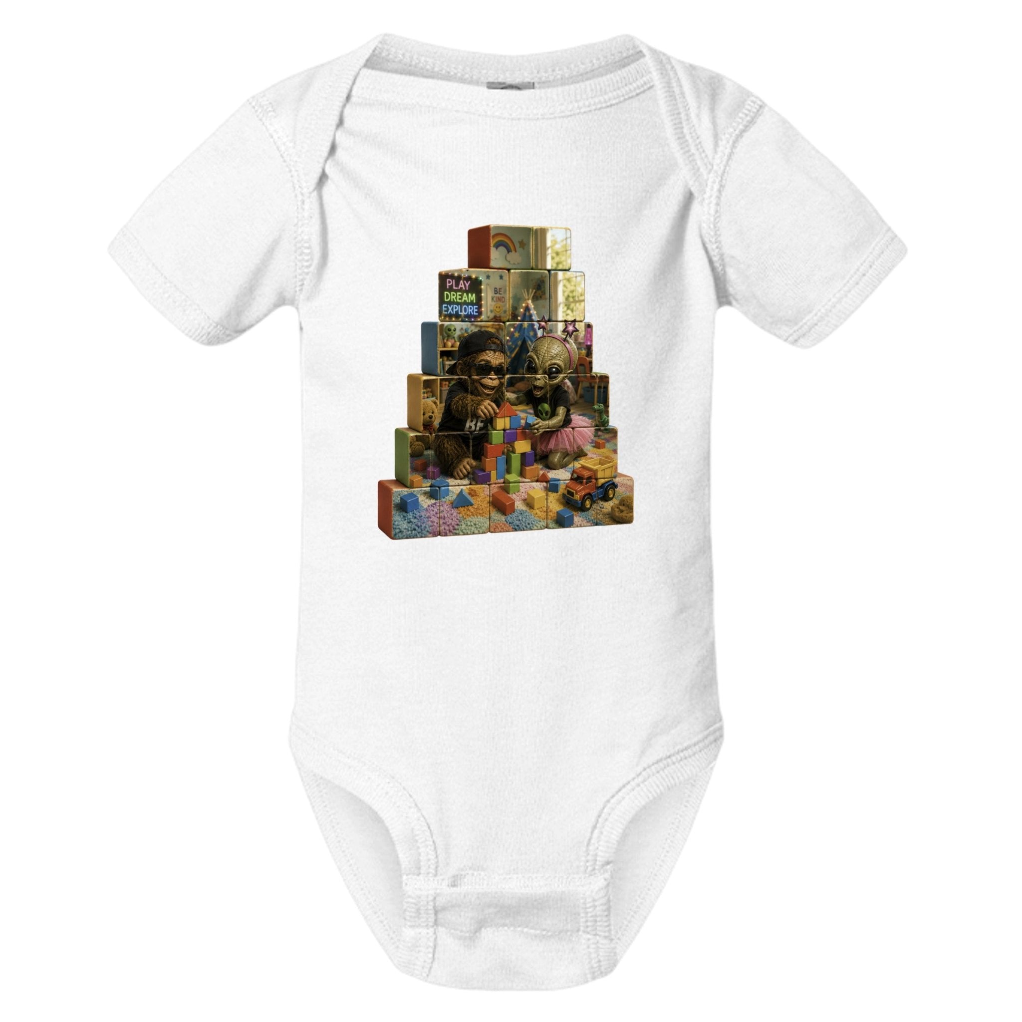Baby Blocks Daycare - Cute Nursery Adventure Outfit - BF Wear