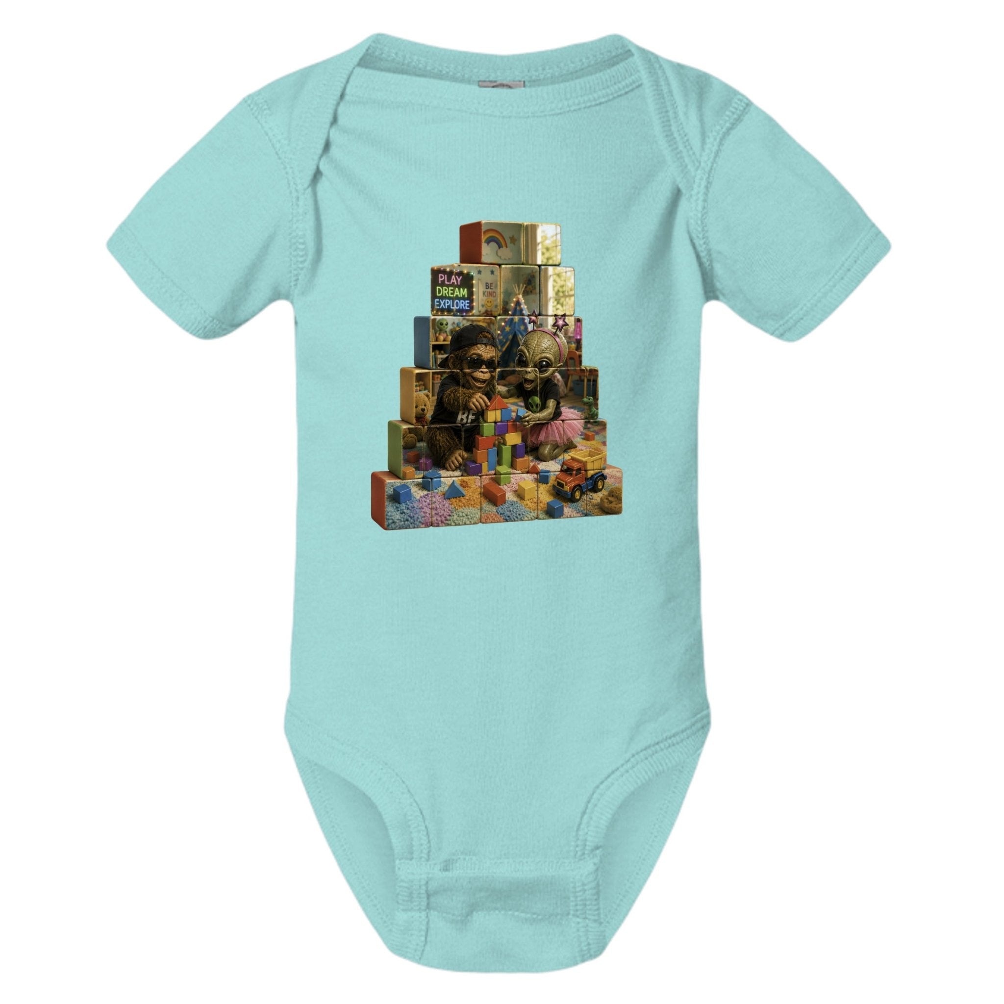 Baby Blocks Daycare - Cute Nursery Adventure Outfit - BF Wear