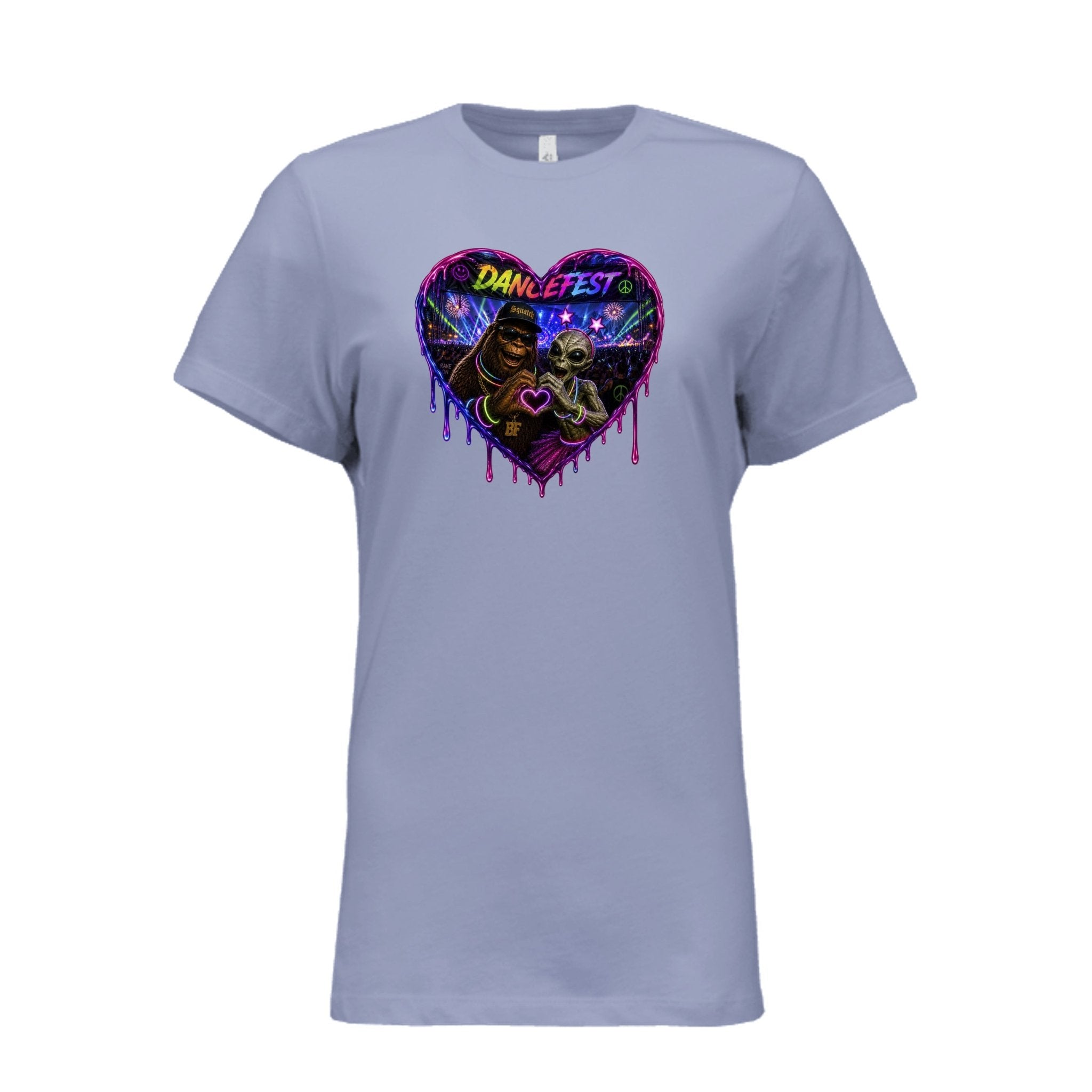 Dripping Heart - Neon Festival Love Design - BF Wear