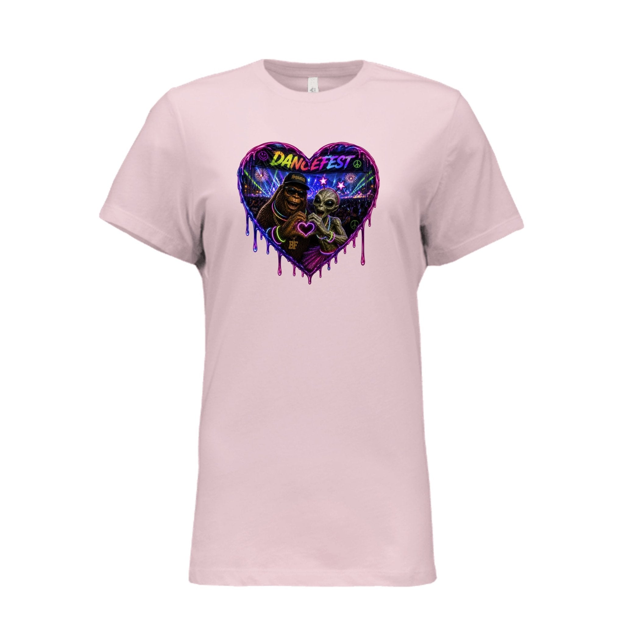 Dripping Heart - Neon Festival Love Design - BF Wear