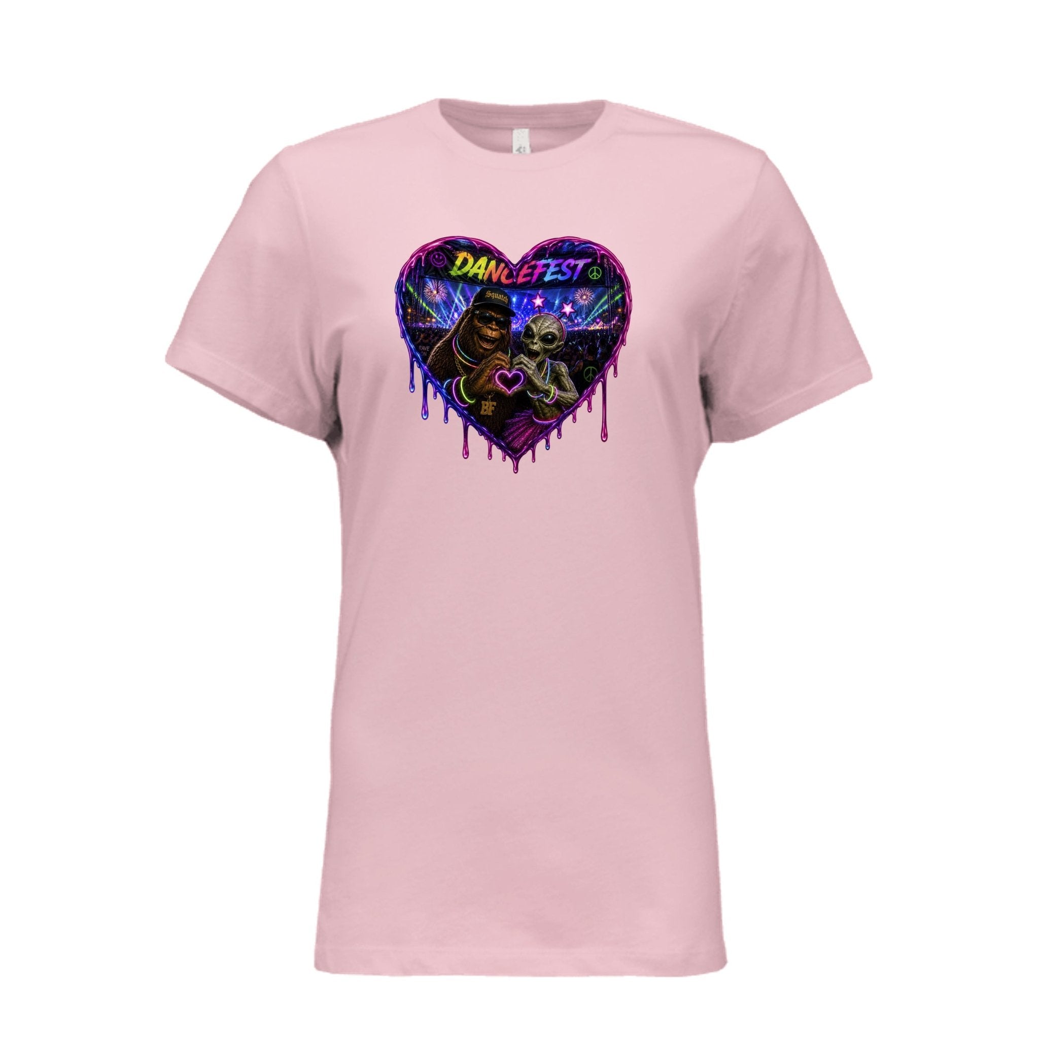 Dripping Heart - Neon Festival Love Design - BF Wear