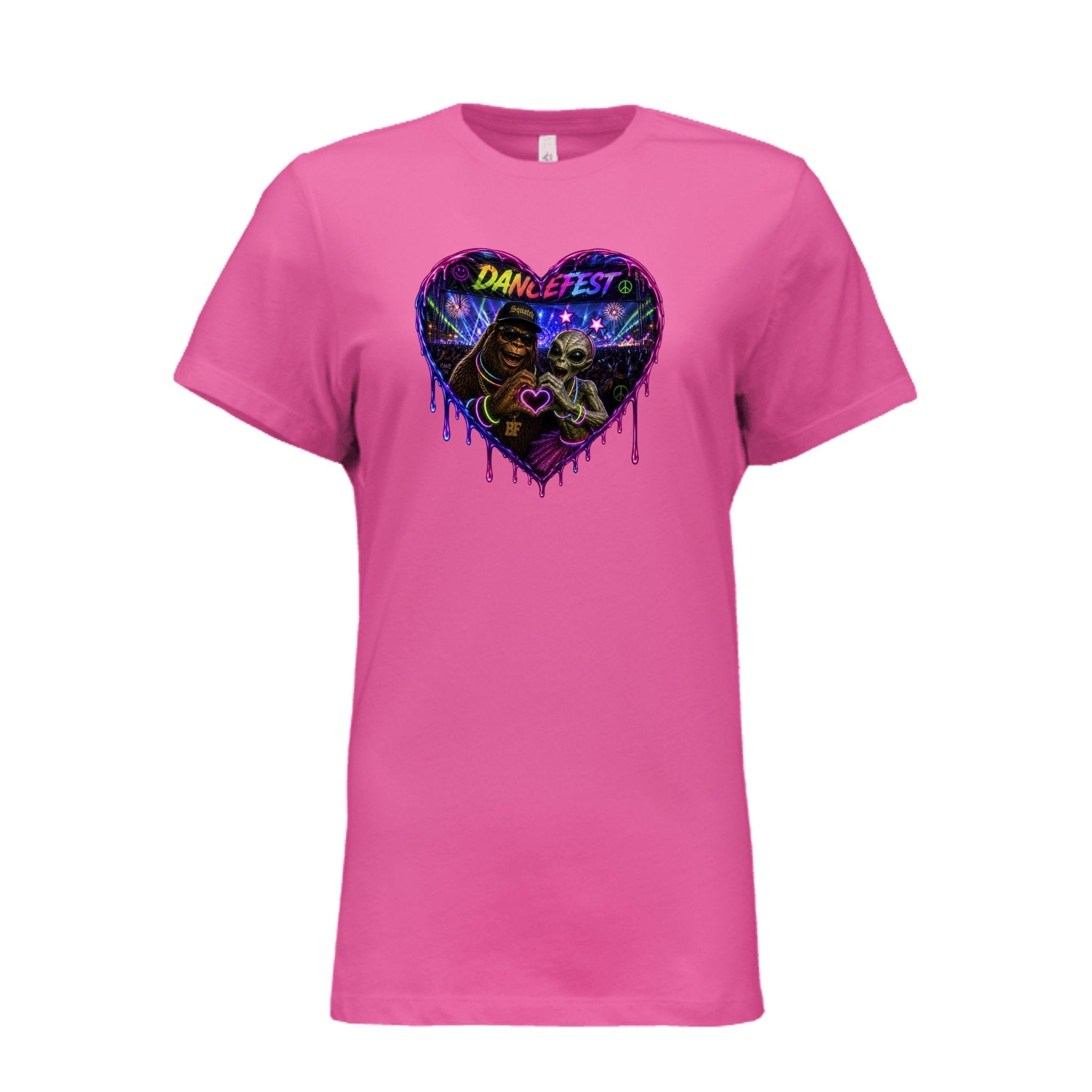 Dripping Heart - Neon Festival Love Design - BF Wear