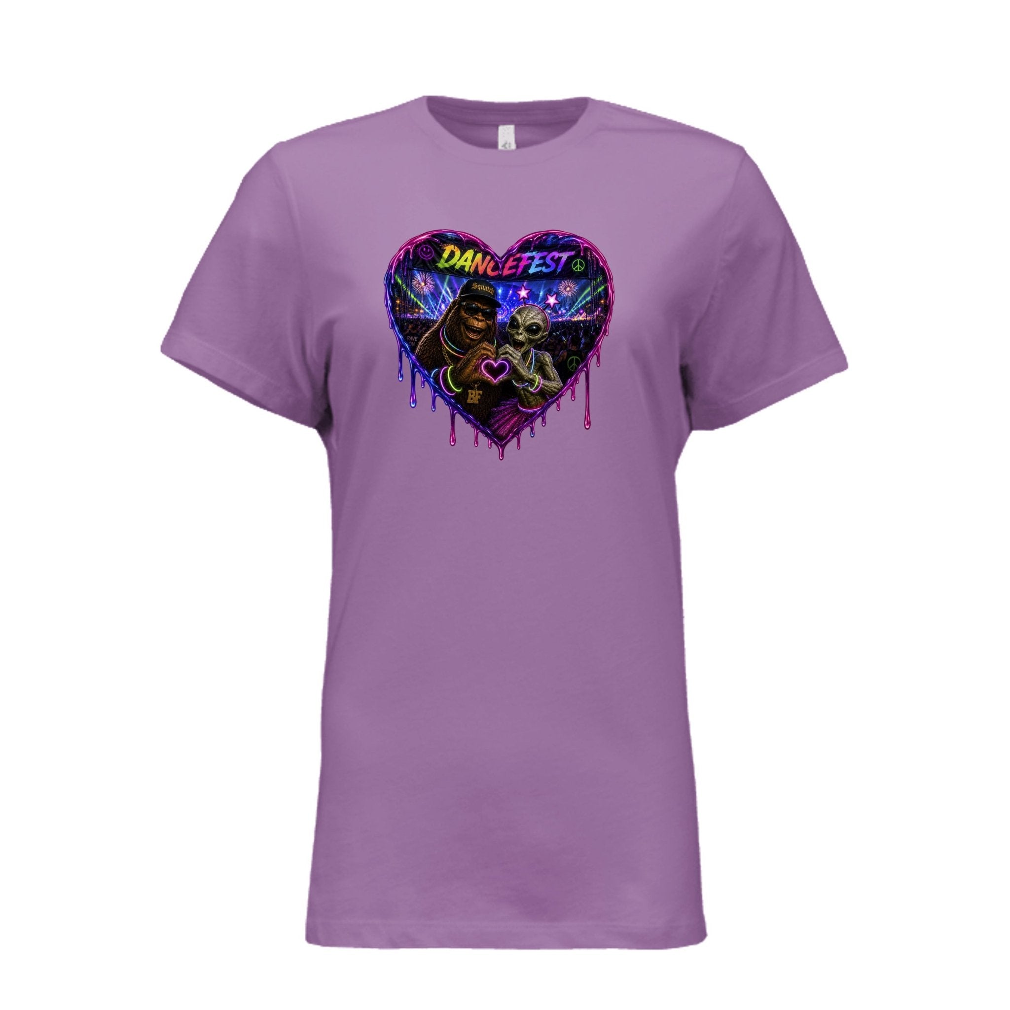 Dripping Heart - Neon Festival Love Design - BF Wear