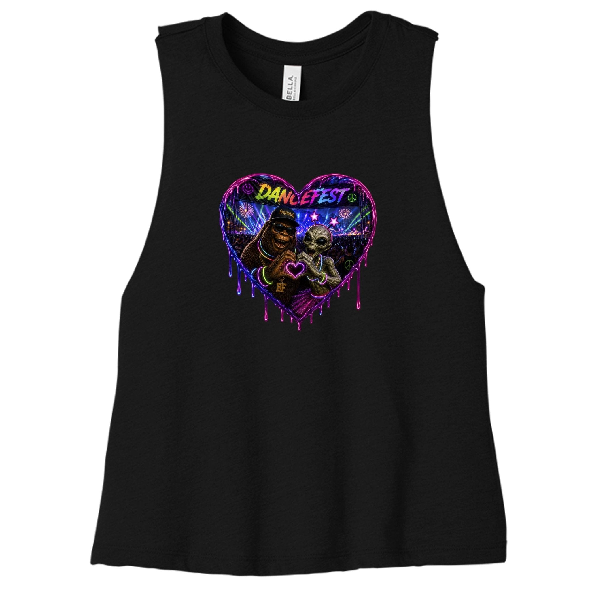 Dripping Heart Racer Tee - BF Wear