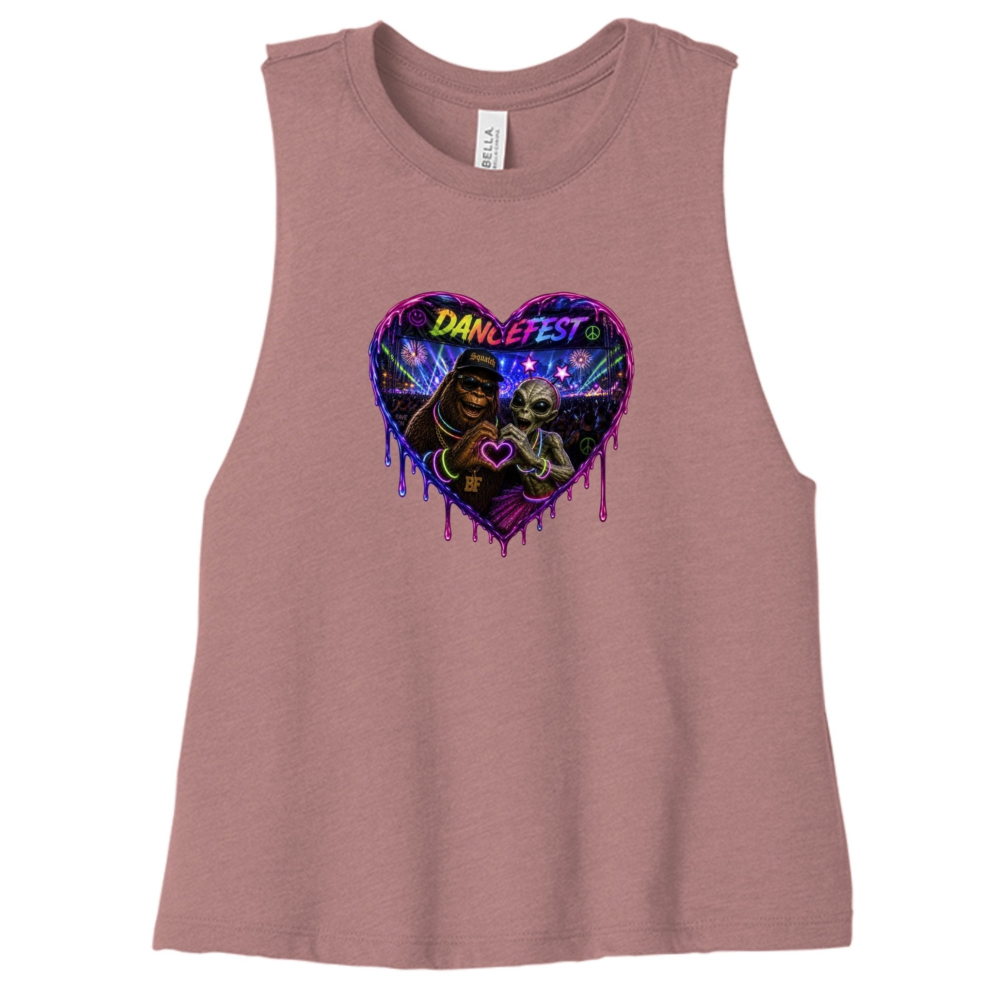 Dripping Heart Racer Tee - BF Wear