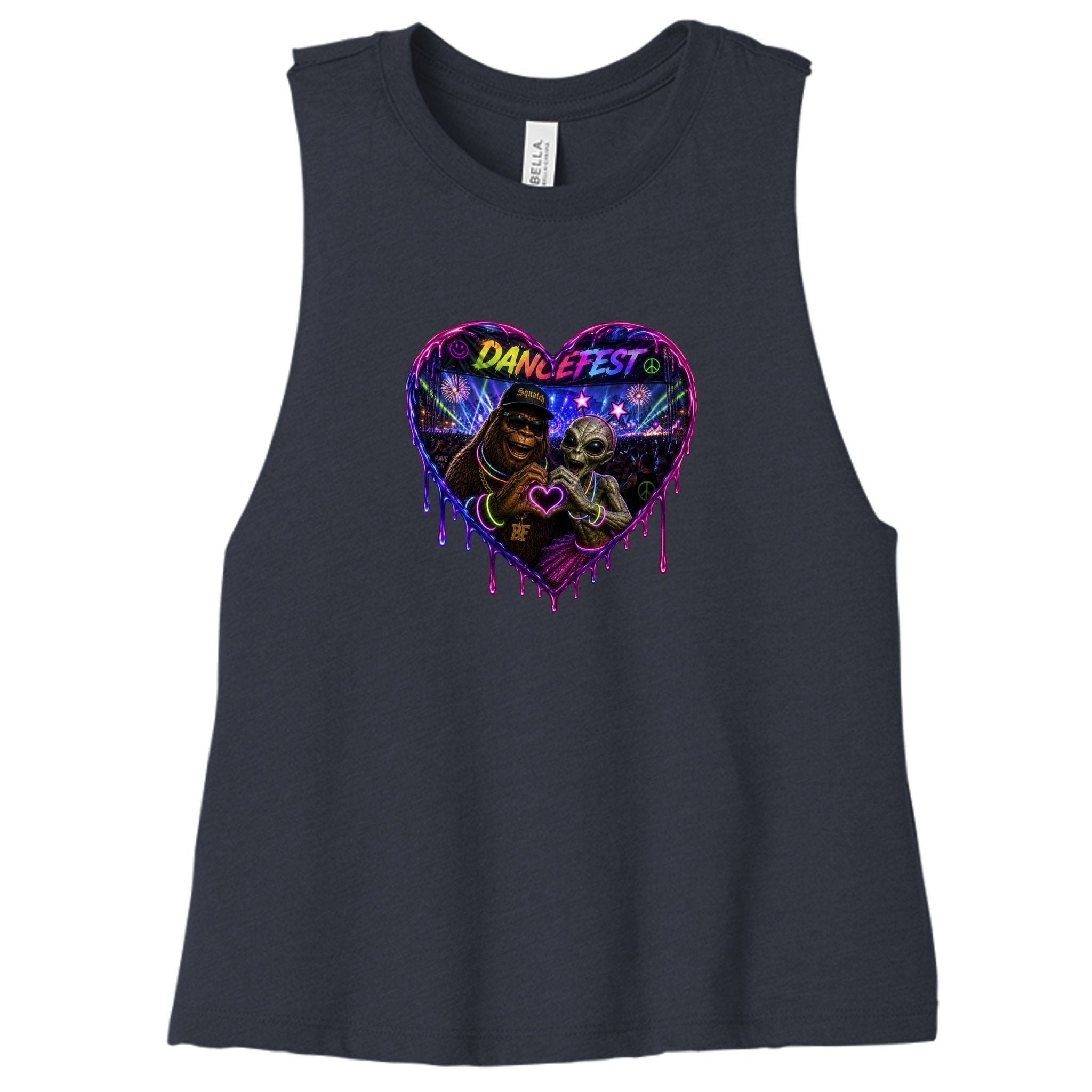 Dripping Heart Racer Tee - BF Wear