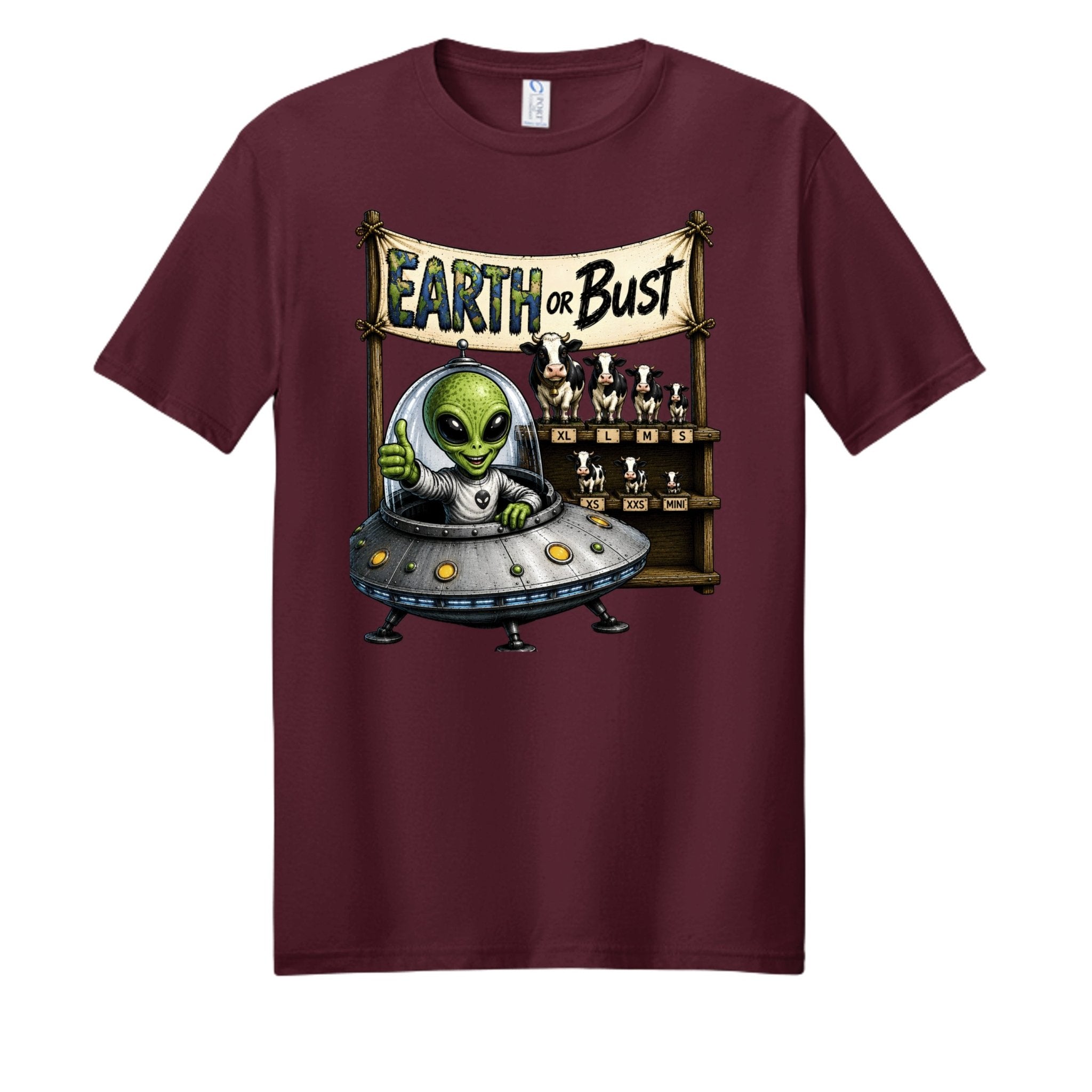 Earth or Bust Give Me Back My Cow - BF Wear