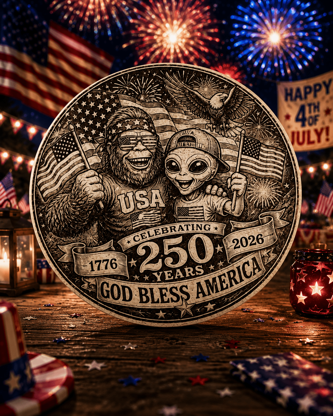 God Bless America 250 Years - BF Wear