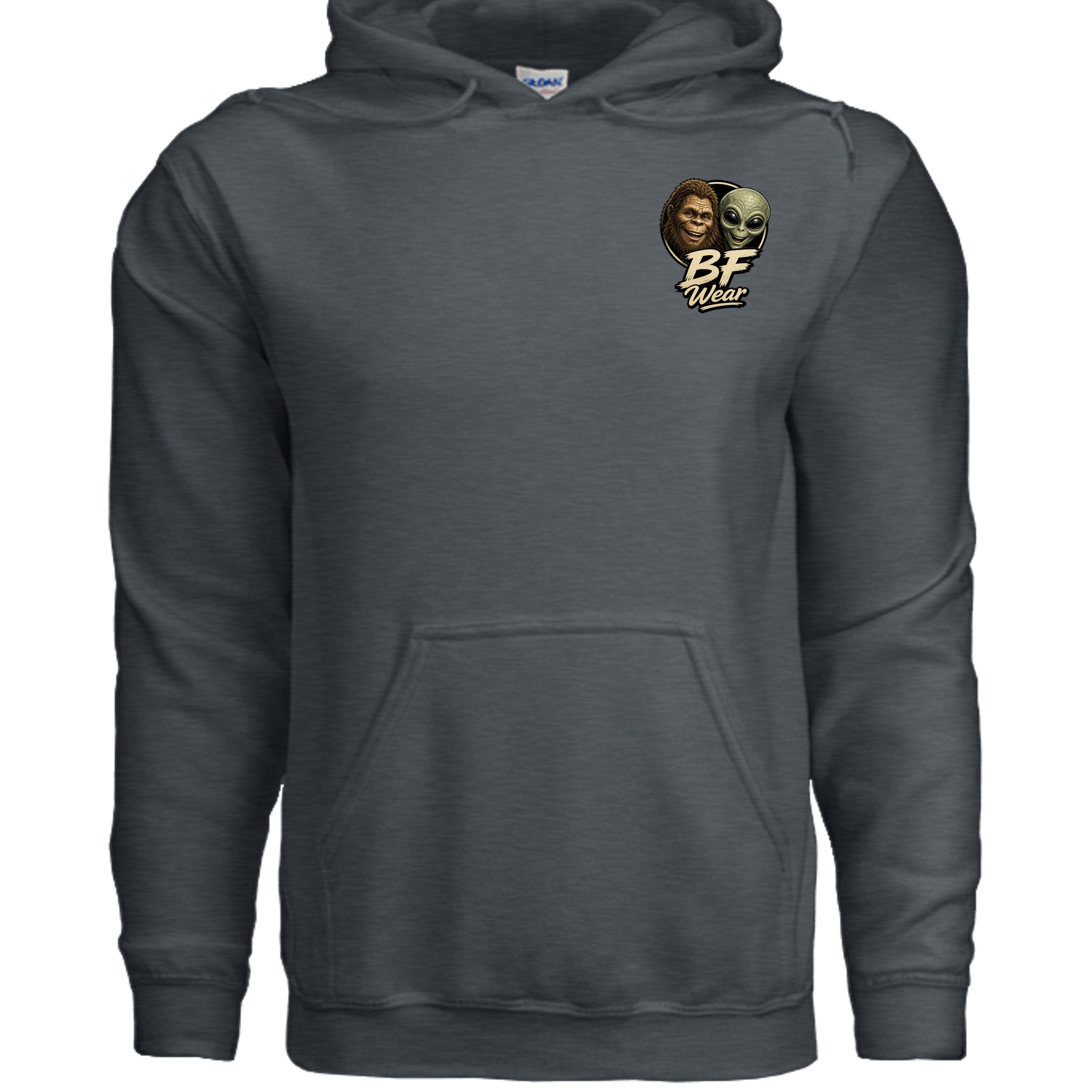 DARK HEATHER - SF500 - FRONT