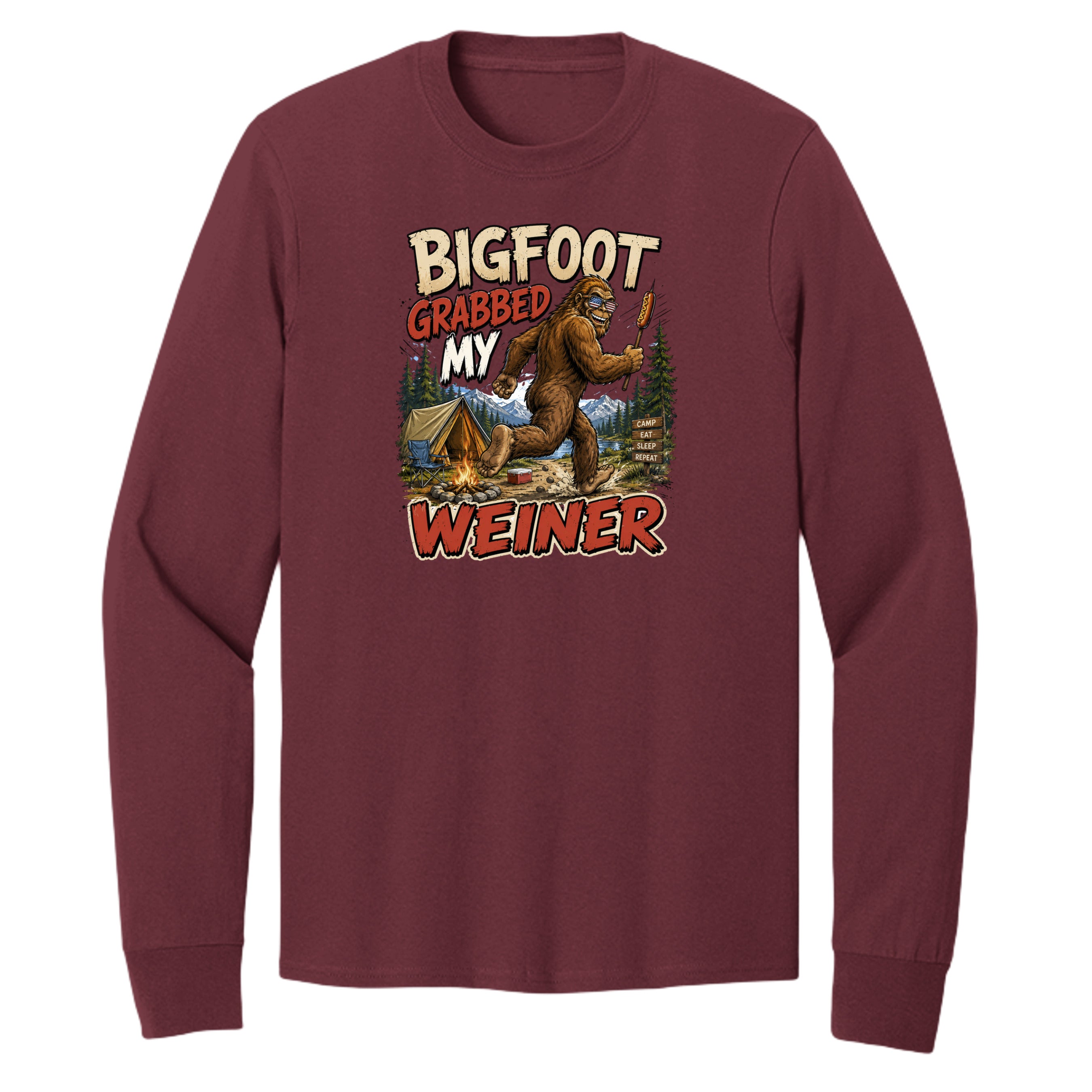 Athletic Maroon - PC54LS - FRONT