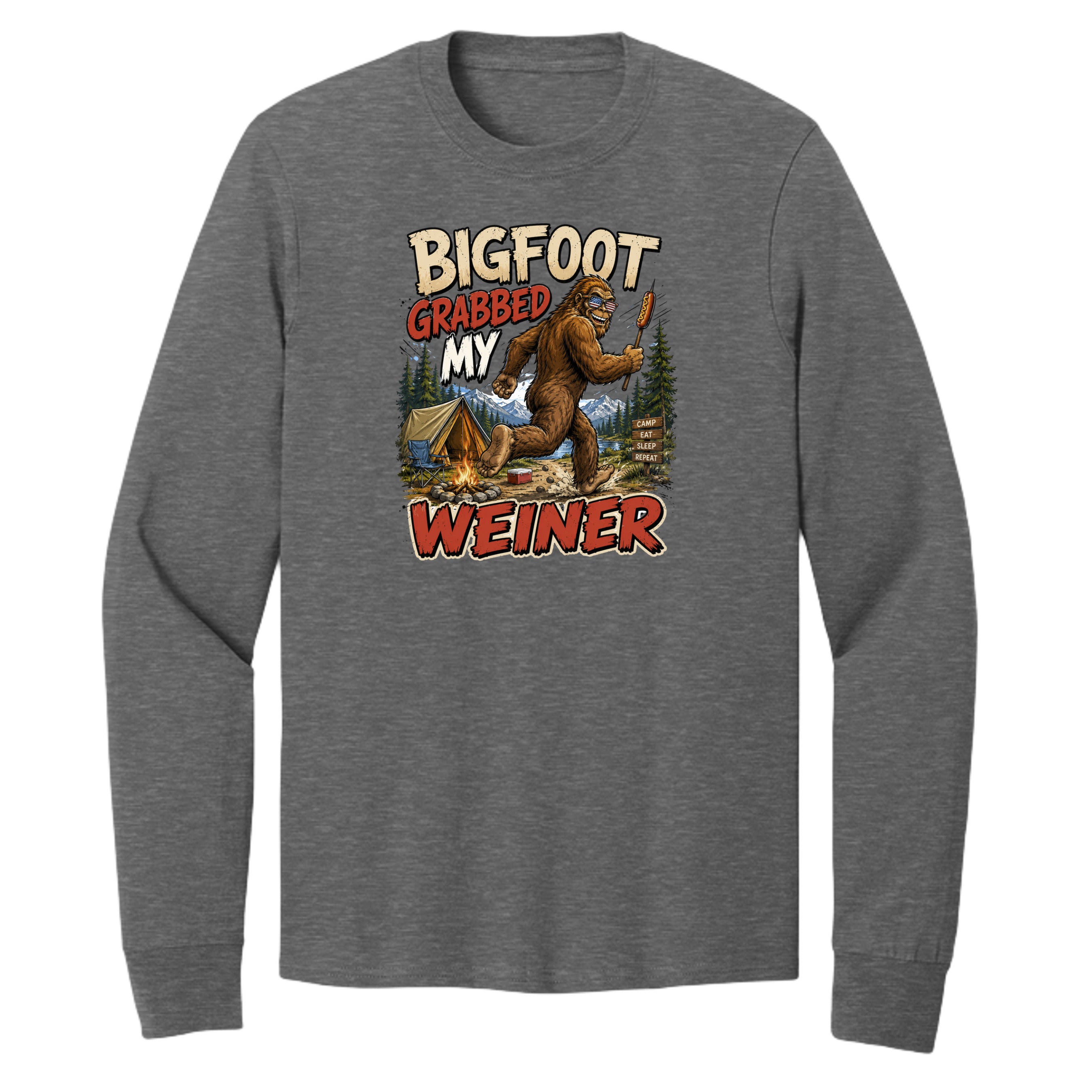 Dark Heather Grey - PC54LS - FRONT