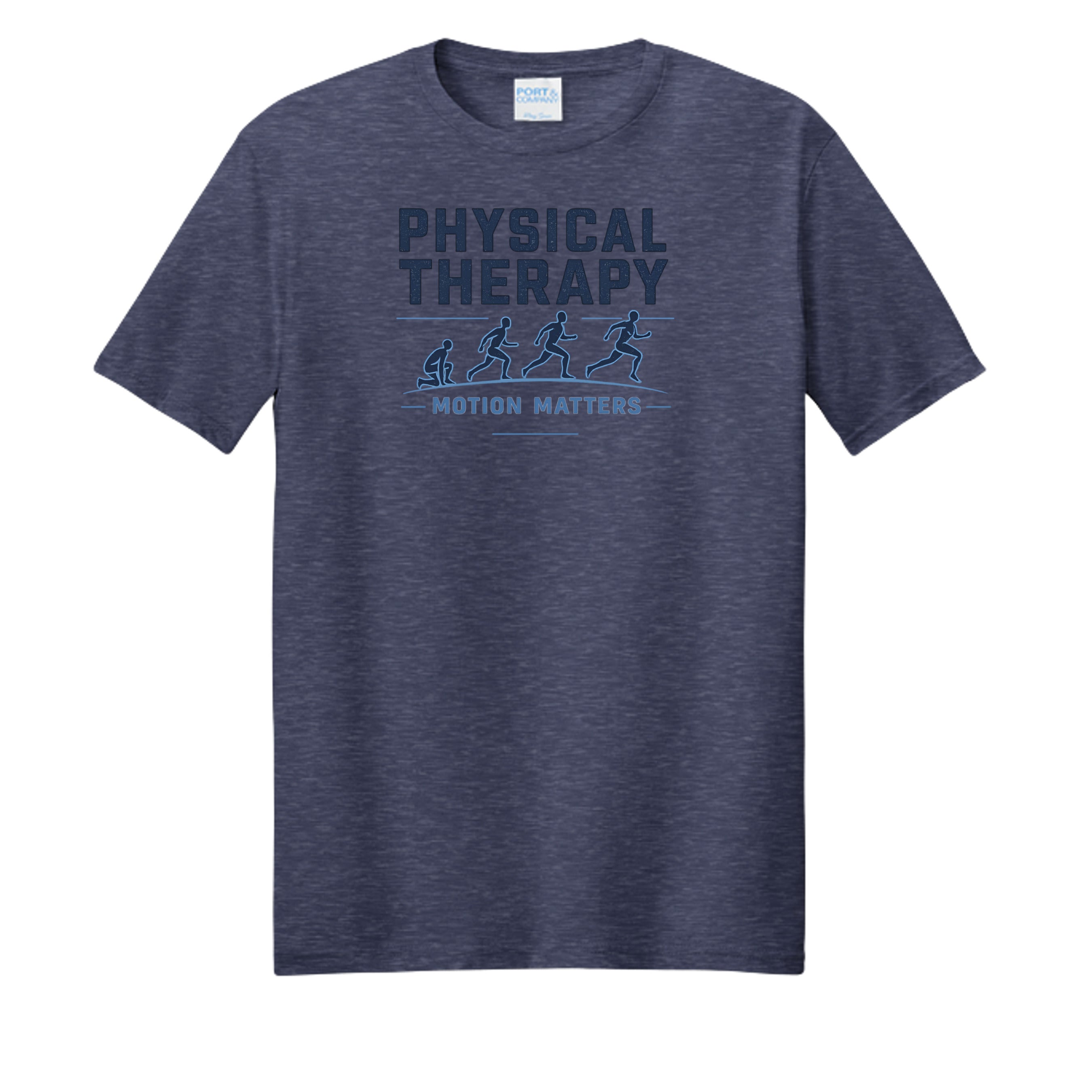 Team Navy Heather - PC455 - FRONT