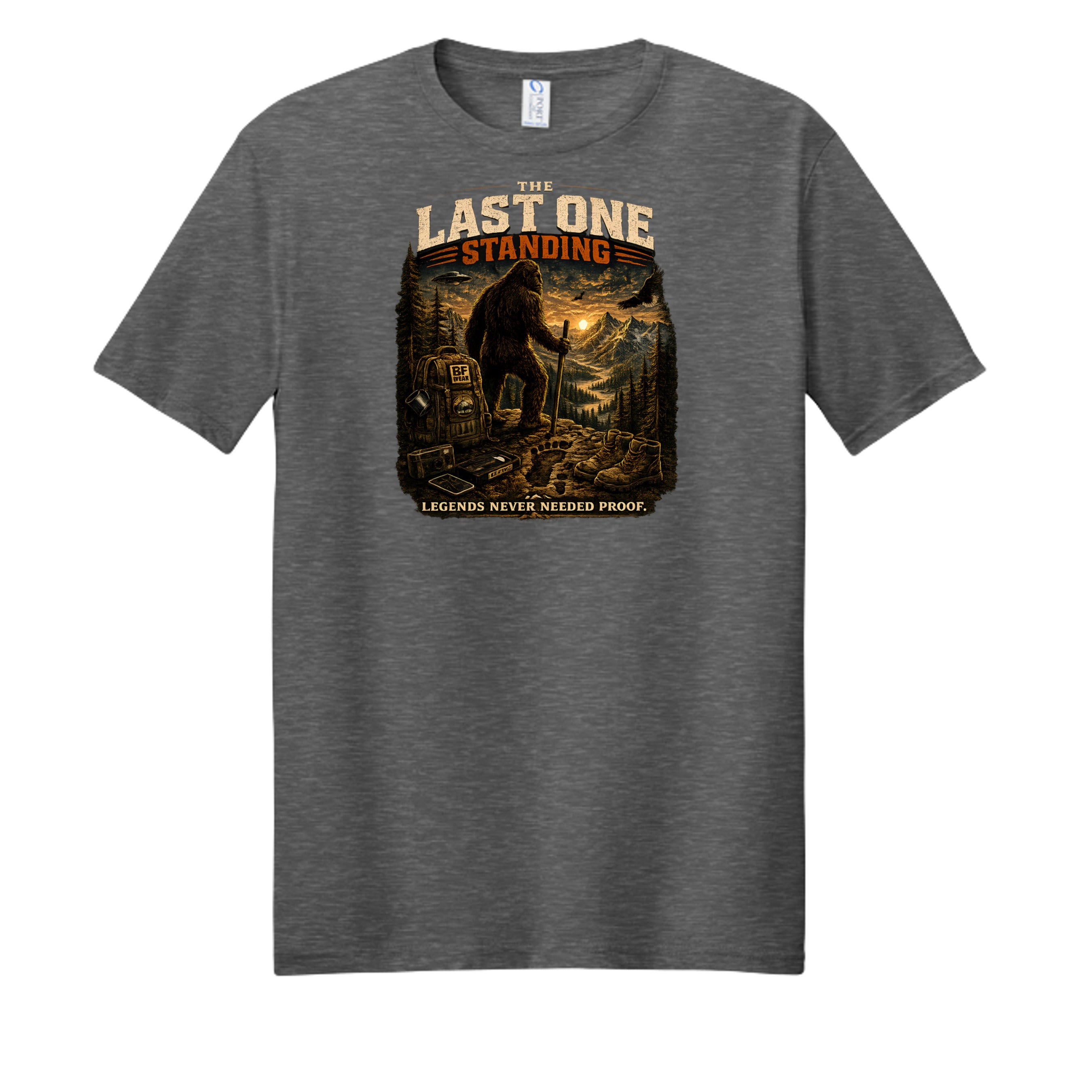 Dark Heather Grey - PC450 - FRONT
